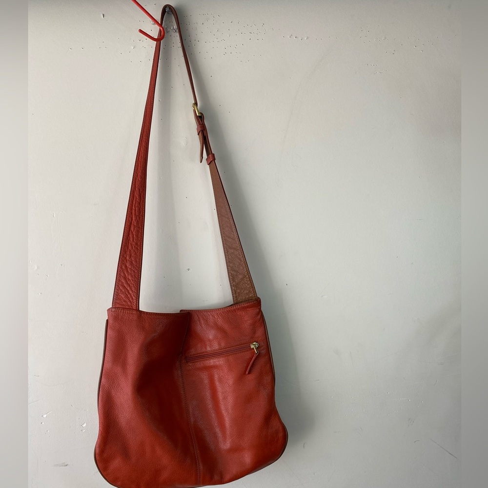 JP Ourse & Cie Park Avenue Leather Crossbody Cinnamon - Picture 6 of 12